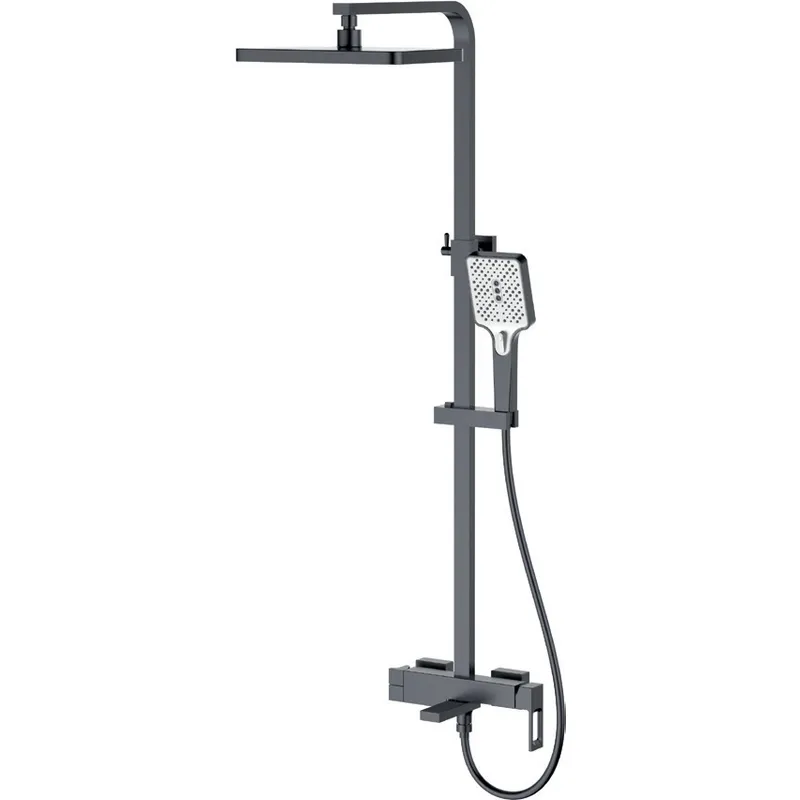 Душевая колонна со смесителем Haiba KANT 009-J Графит (HB9665)
