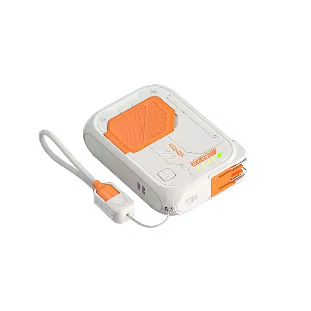 Павербанк с магнитной беспроводной зарядкой с быстрой зарядкой и откидной подставкой 10000 mAh Orange (Powerbank_10_Orange)