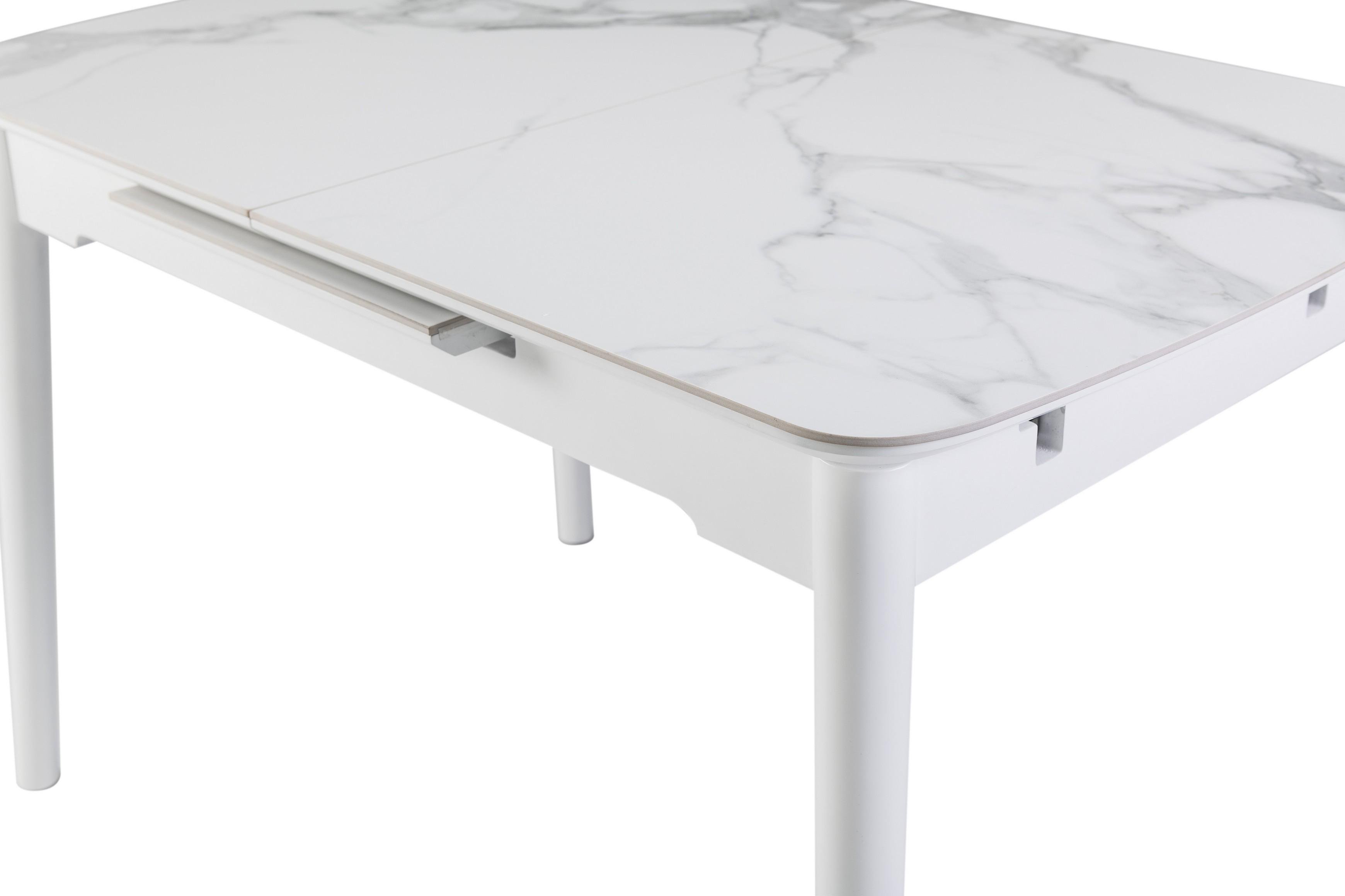 Стол обеденный раскладной Ветро 1200-1600/800/760 мм Вайд клауд/Белый(TМ-76) - фото 8 Стол обеденный раскладной Ветро 1200-1600/800/760 мм Вайд клауд/Белый(TМ-76) - фото 8