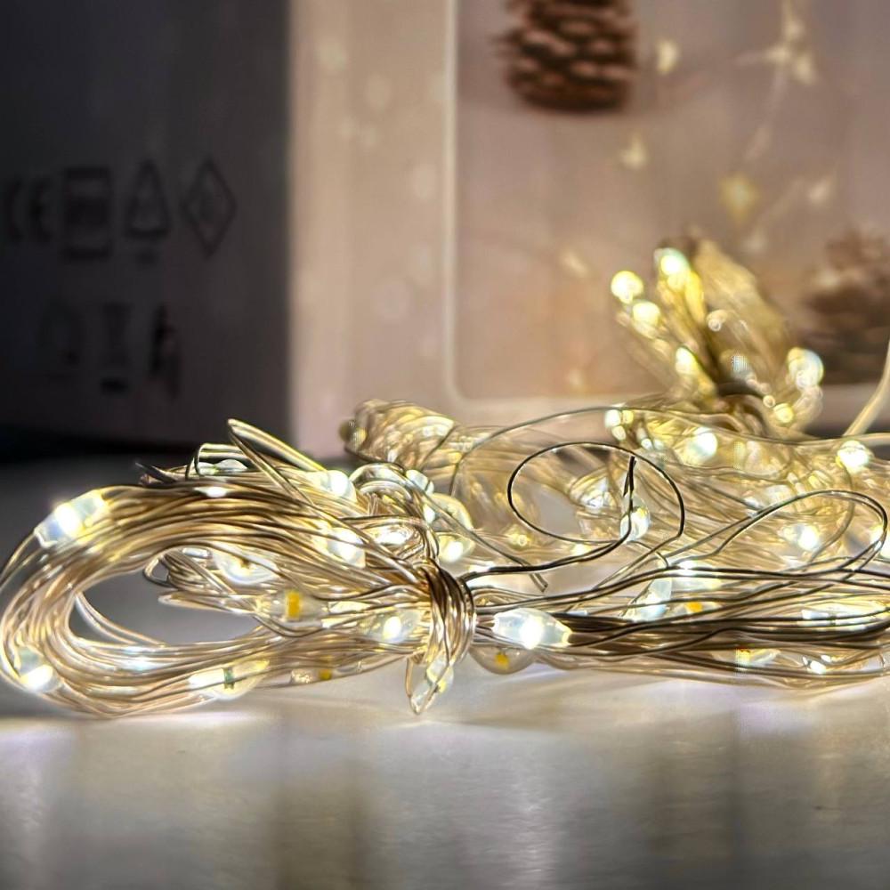 Гірлянда штора світлодіодна Xmas 220V 3х2 м 200 Led Теплий Білий (32329) Гірлянда штора світлодіодна Xmas 220V 3х2 м 200 Led Теплий Білий (32329)