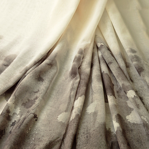 Тюль батист набивна IDEIA Гуаш V-05B 2,8 м Сірий (2200004080499)