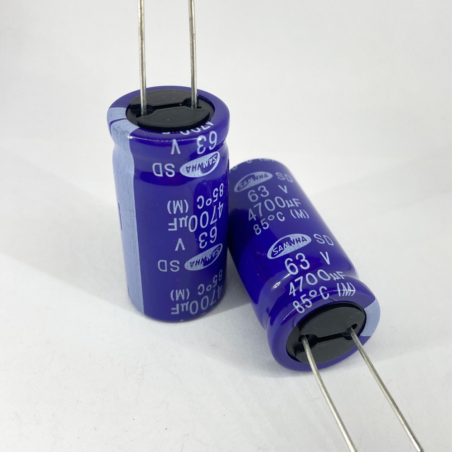 Электролитические конденсаторы Samwha 4700 мкф 63V 22x45 мм 85 °C (5480)