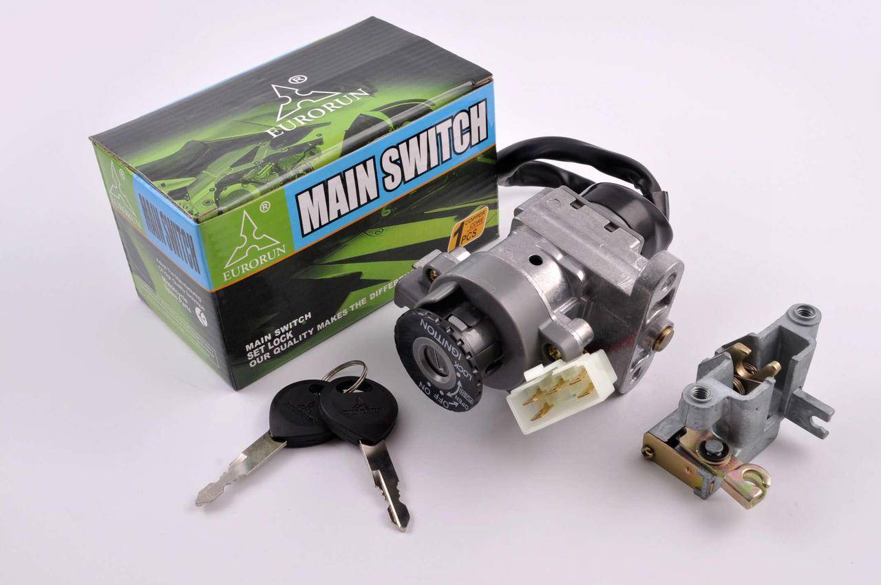 Замок запалювання комплект EURORUN для Yamaha BWS 100 4VP (2177162893)