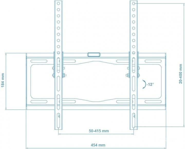 Кріплення для ТВ Walfix S-131B 400х400 мм (52428064) - фото 2