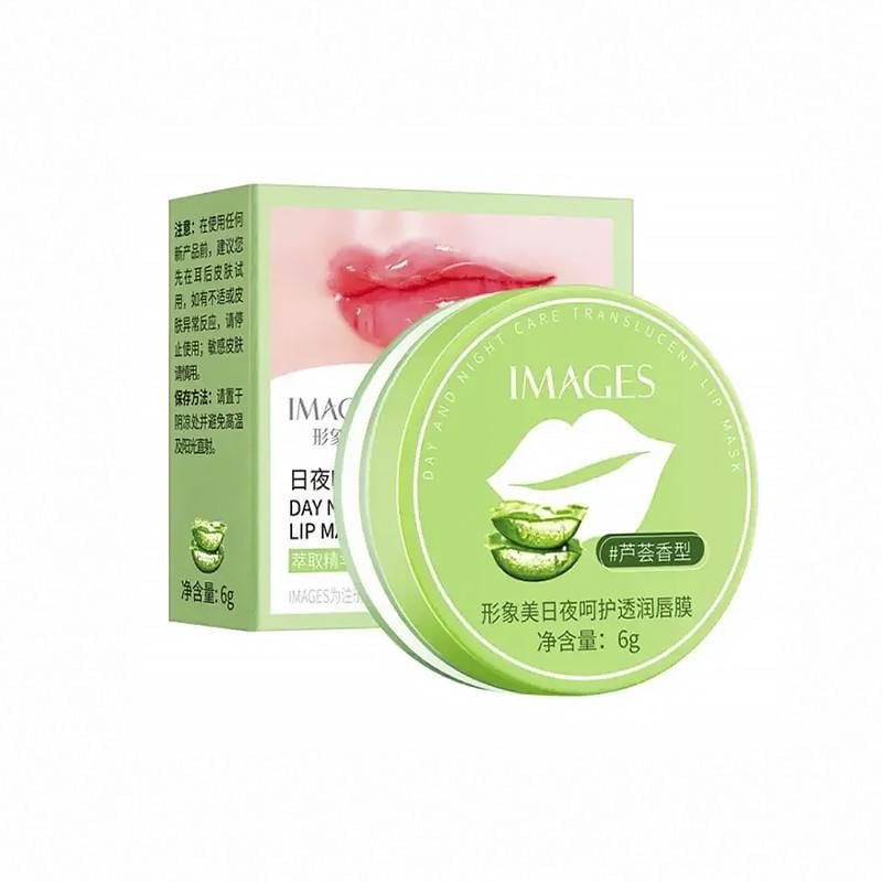 Бальзам-маска для губ увлажняющий Images Day and Night Lip Mask Aloe 6 г (24366550)