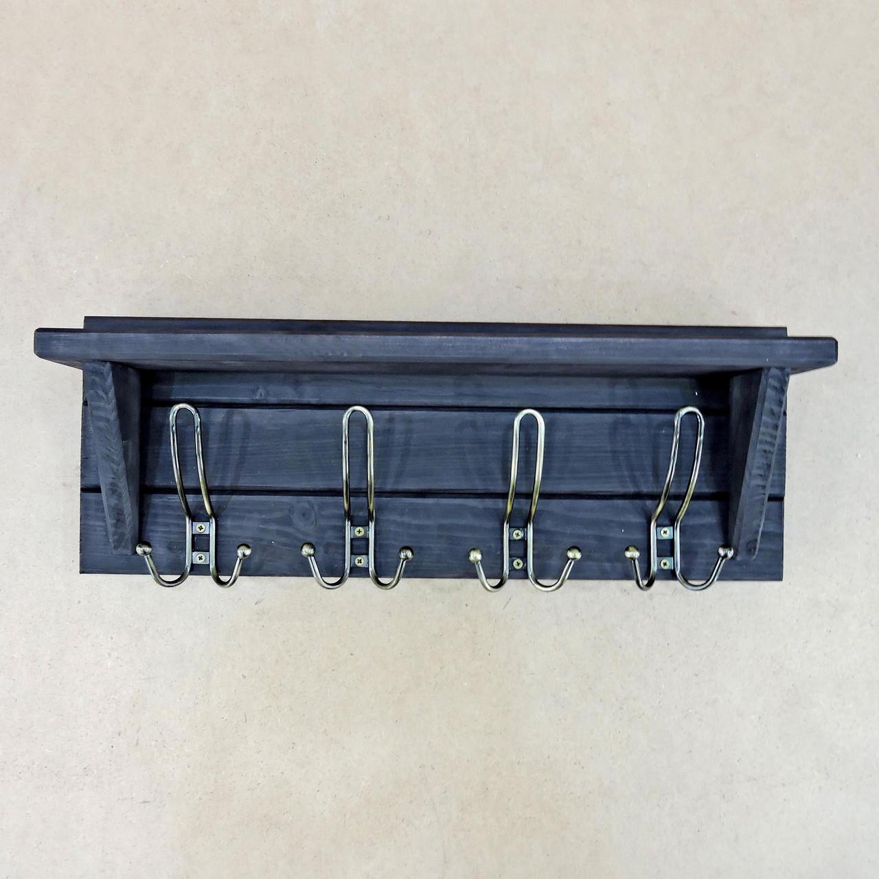 Вешалка для одежды из дерева Ванкувер 4 Венге (ВДО-0003512)