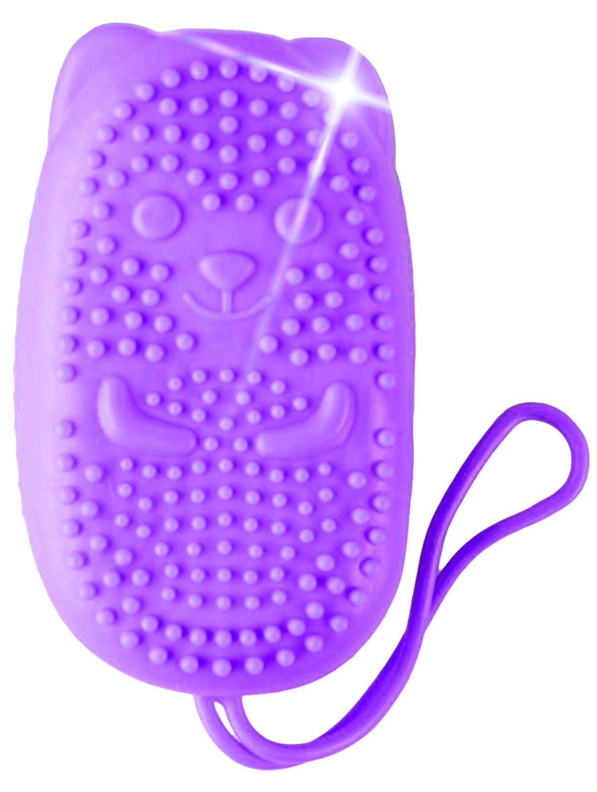 Мочалка силиконовая антицеллюлитная BRS для пилинга и целлюлита двухсторонняя Purple (490704234)