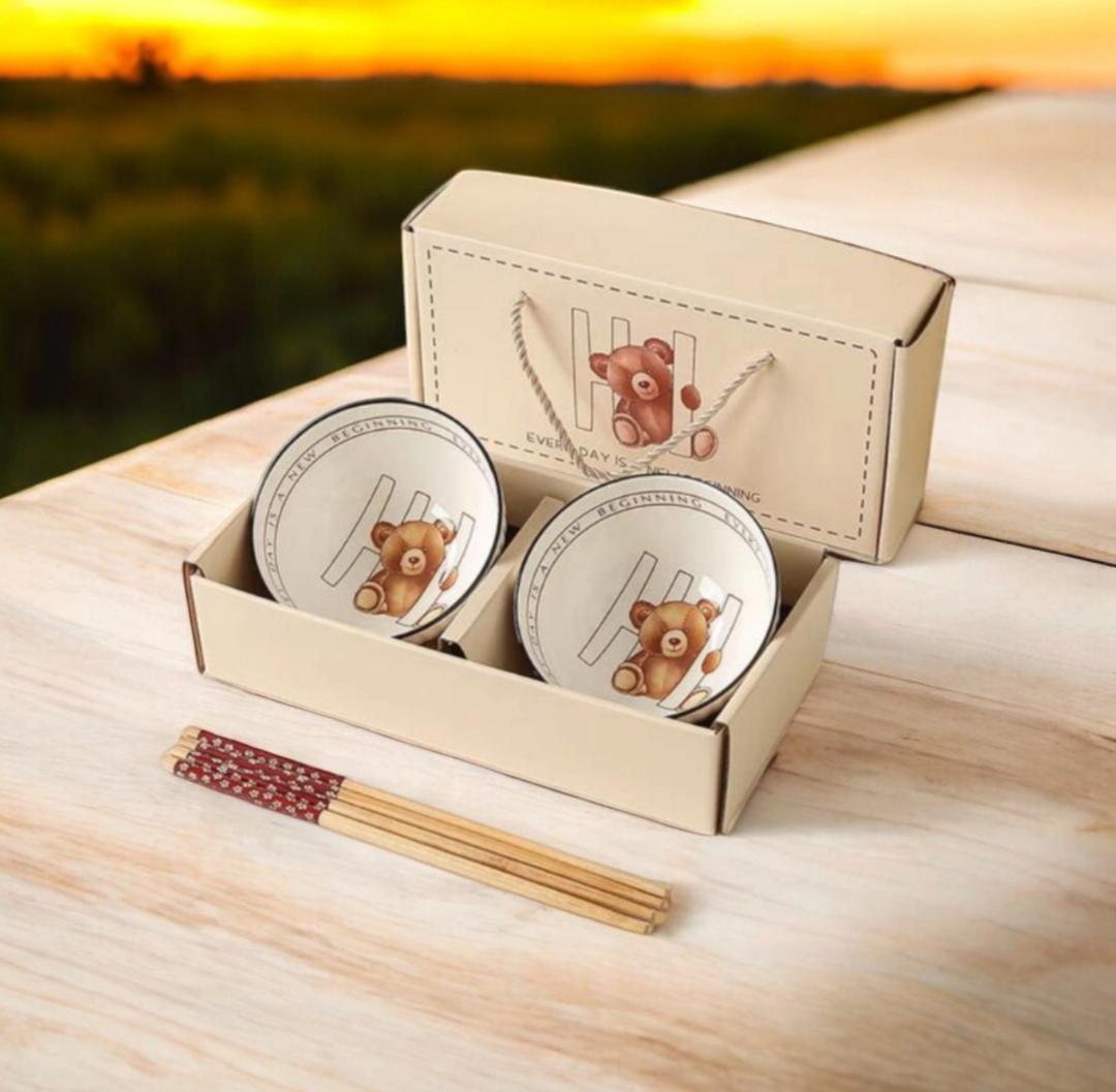 Набор посуды для суши в подарочной коробке 25x6x12 см