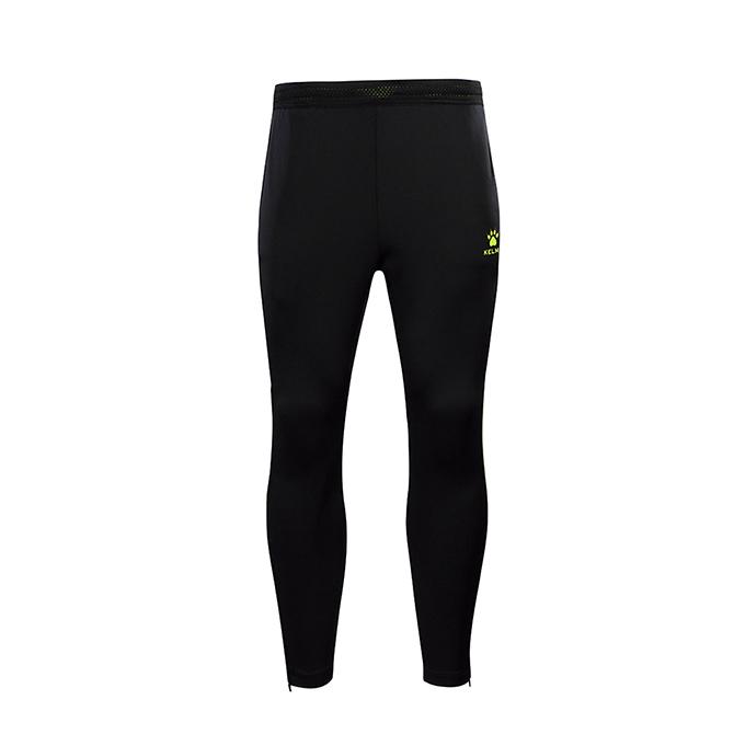 Штаны спортивные Kelme Montes S Черный/Салатовый
