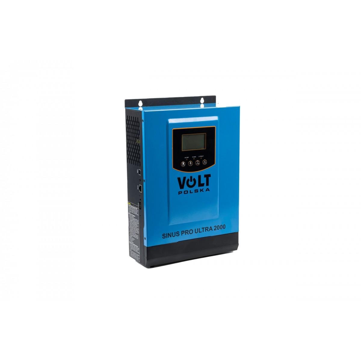 Гибридный солнечный инвертор Volt Polska SINUS PRO ULTRA-HV 2000 12/230V 1000/2000W и 60A MPPT (57162)