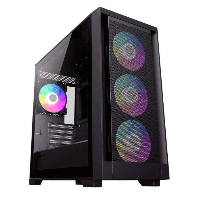 Корпус GameMax Defender MB, черный, без БП, Mid Tower, для MicroATX / Mini-ITX, 1xUSB 3.0 / 2xUSB 2.0, макс. CPU - 165 мм / VGA -