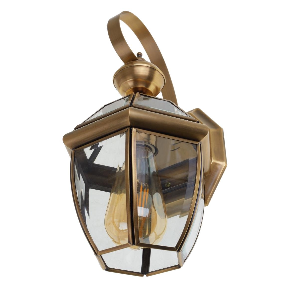 Світильник настінний фасадний Brille GL-39B AM E27 (34-378)