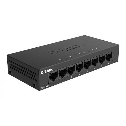Коммутатор D-Link DGS-1008D/E 8х10/100/1000 Мбит/с Gigabit Ethernet неуправляемый (568720) - фото 2 Коммутатор D-Link DGS-1008D/E 8х10/100/1000 Мбит/с Gigabit Ethernet неуправляемый (568720) - фото 2