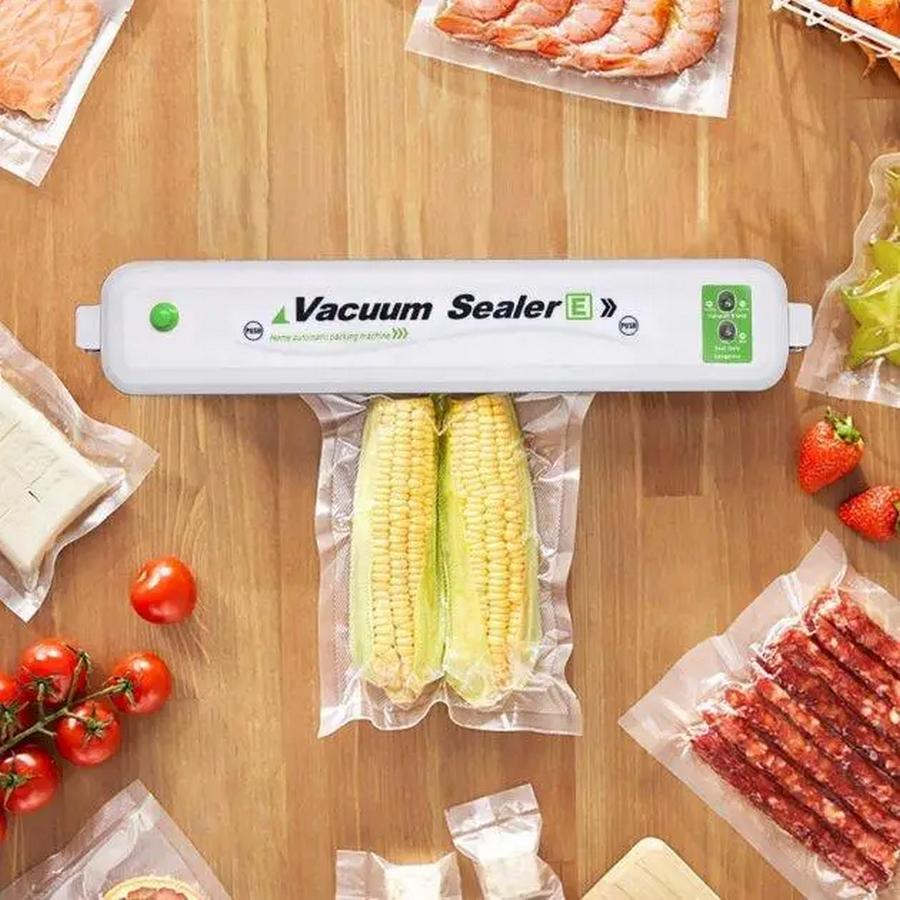 Вакуумный упаковщик еды домашний Vacuum Sealer-E и 5 пакетов 16x25 см (27882718) - фото 3 Вакуумный упаковщик еды домашний Vacuum Sealer-E и 5 пакетов 16x25 см (27882718) - фото 3