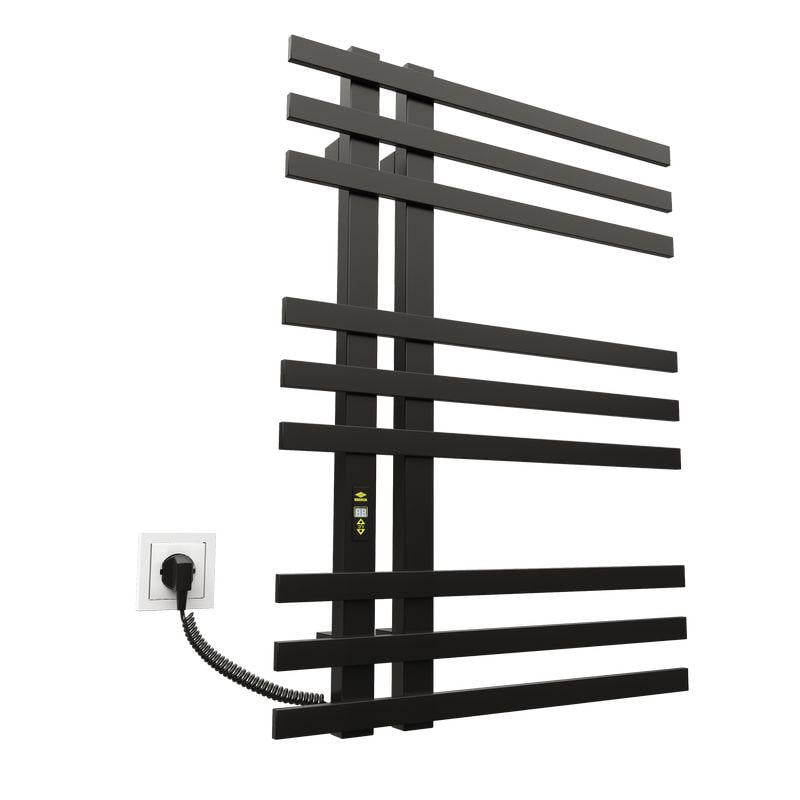 Рушникосушарка електрична KOSSER Браш 800х600/9 EL з таймером Чорний (2000962920659)