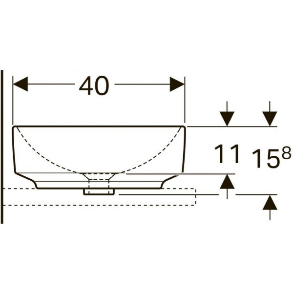 Раковина Geberit VariForm (500.771.01.2) - фото 4