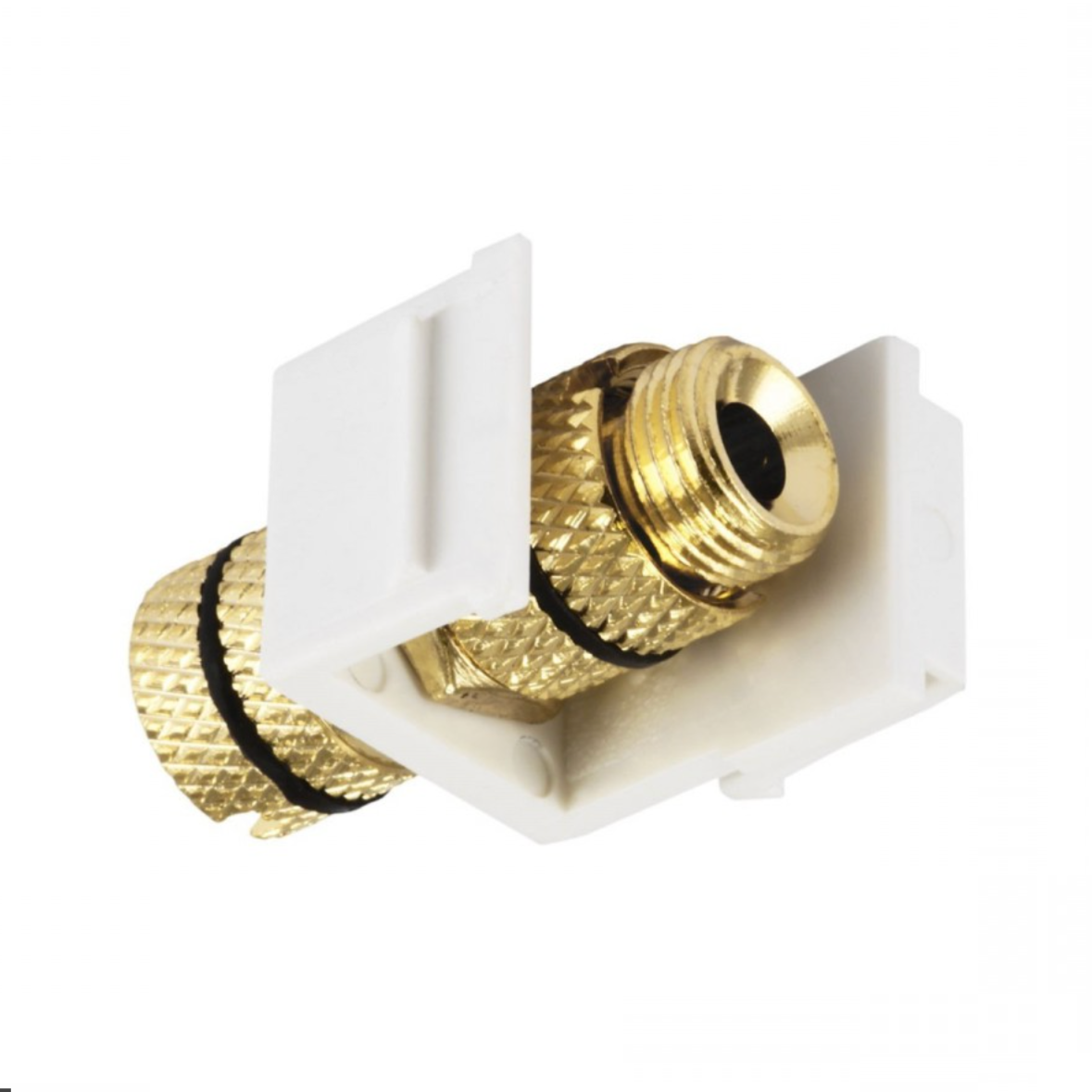 Вставка-кейстон MONOPRICE MNKS-INSERT-WH с отверстием под адаптер для мультимедийных настенных панелей Белый (000029370) - фото 2 Вставка-кейстон MONOPRICE MNKS-INSERT-WH с отверстием под адаптер для мультимедийных настенных панелей Белый (000029370) - фото 2