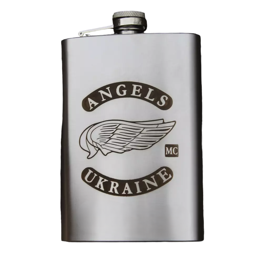 Фляга з гравіюванням "Angels Ukraine" 266 мл (14-2-SP00517/45) Фляга з гравіюванням "Angels Ukraine" 266 мл (14-2-SP00517/45)