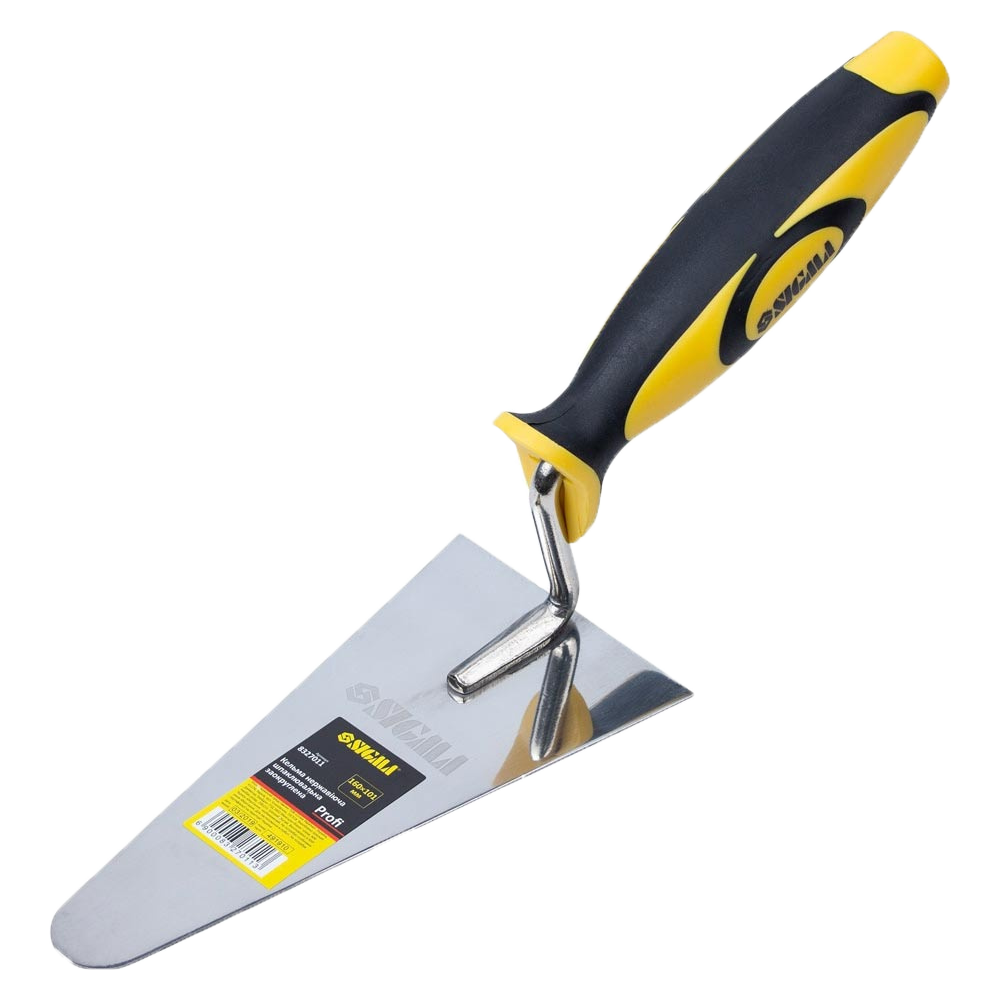 Кельма трикутна Profi з нержавіючої сталі 160х101 мм (55857)