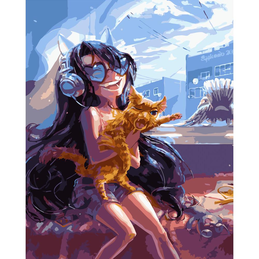 Картина по номерам Strateg Премиум Параллельная реальность 40х50 см (GS353)