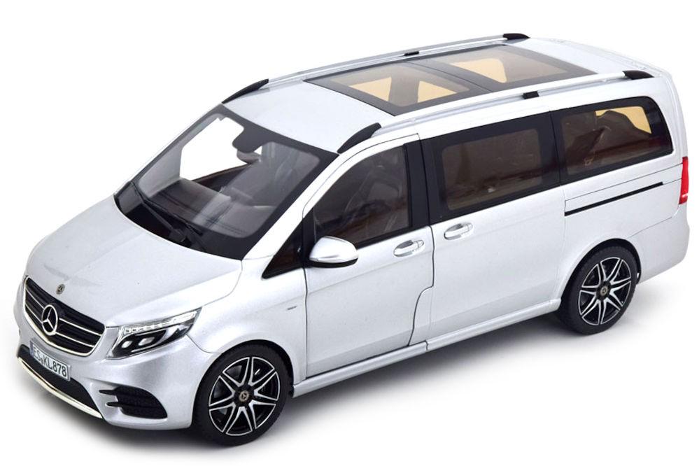 Модель автомобиля Norev 1:18 Mercedes-Benz V-Class V447 Grey Metallic (183871)