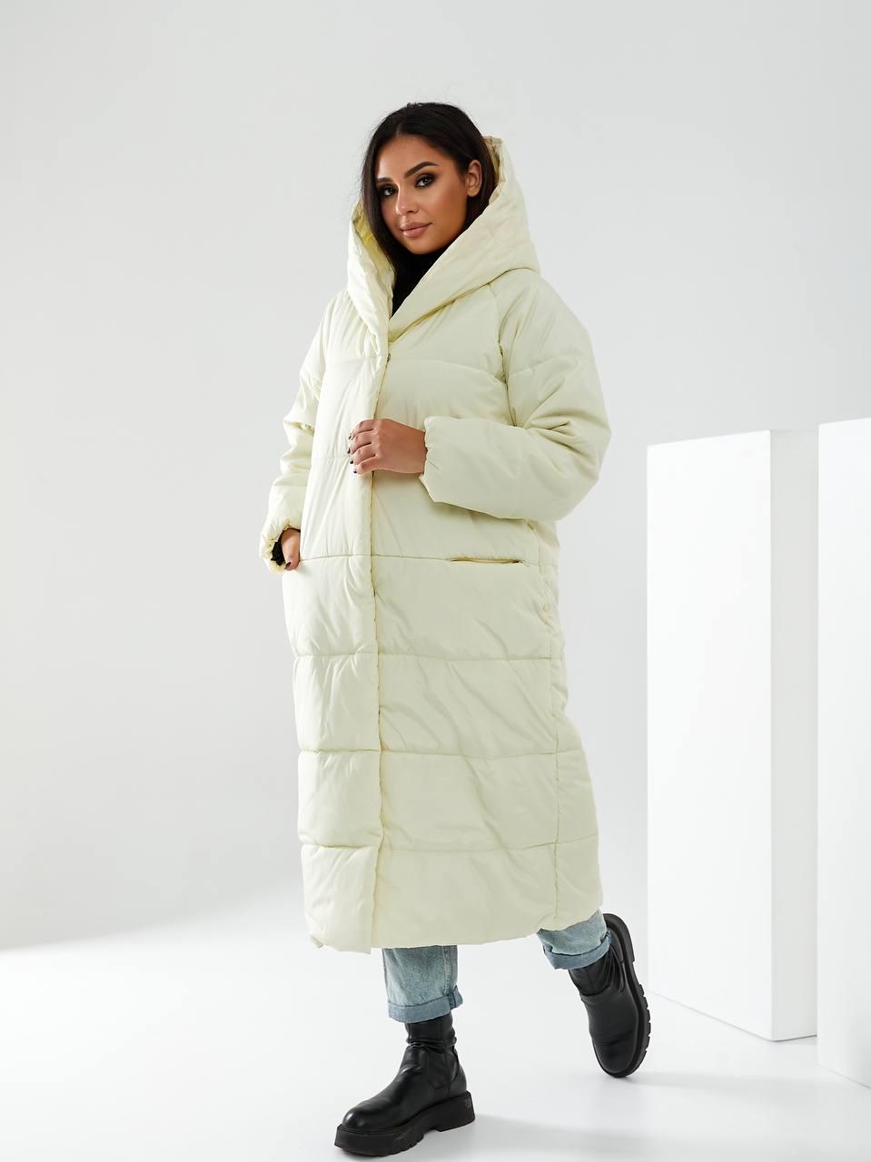 Пальто-пуховик длинное на кнопках Аiza А521 р. 42-44 Фельдграу - фото 12 Пальто-пуховик длинное на кнопках Аiza А521 р. 42-44 Фельдграу - фото 12