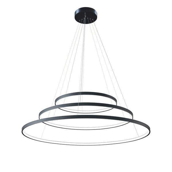 Люстра Kloodi KD-RG MULTI 800/1000/1200 4K BK Ring Giza Multi 180 Вт 9000 лм 4000K