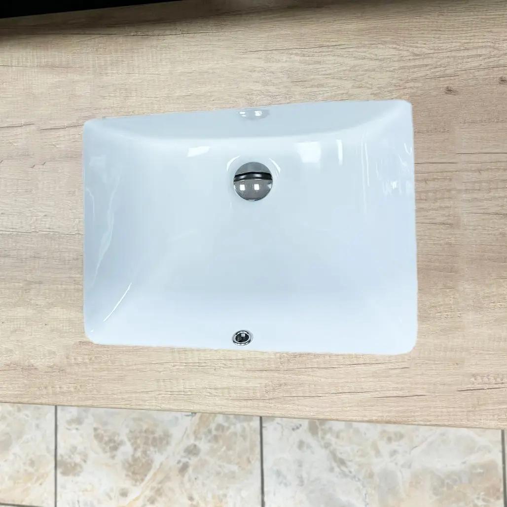 Раковина врезная VBI Siracusa прямоугольная 380x510 мм Белый (RM-VBI-018001) - фото 4 Раковина врезная VBI Siracusa прямоугольная 380x510 мм Белый (RM-VBI-018001) - фото 4