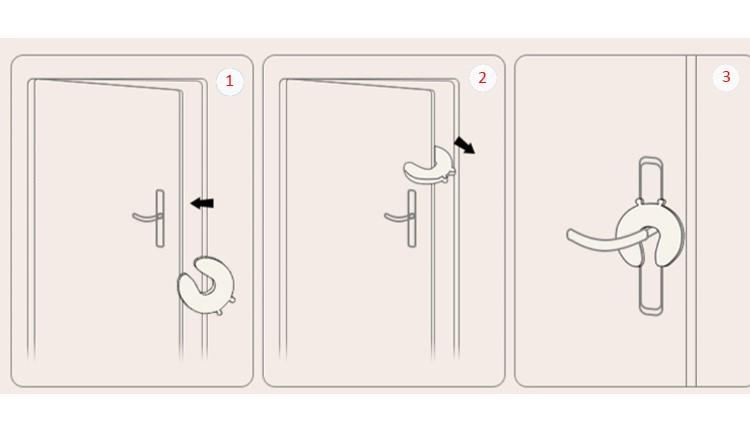 Блокада для дверей Mommy Bag Котик 1 шт. Голубой (142572) - фото 7 Блокада для дверей Mommy Bag Котик 1 шт. Голубой (142572) - фото 7