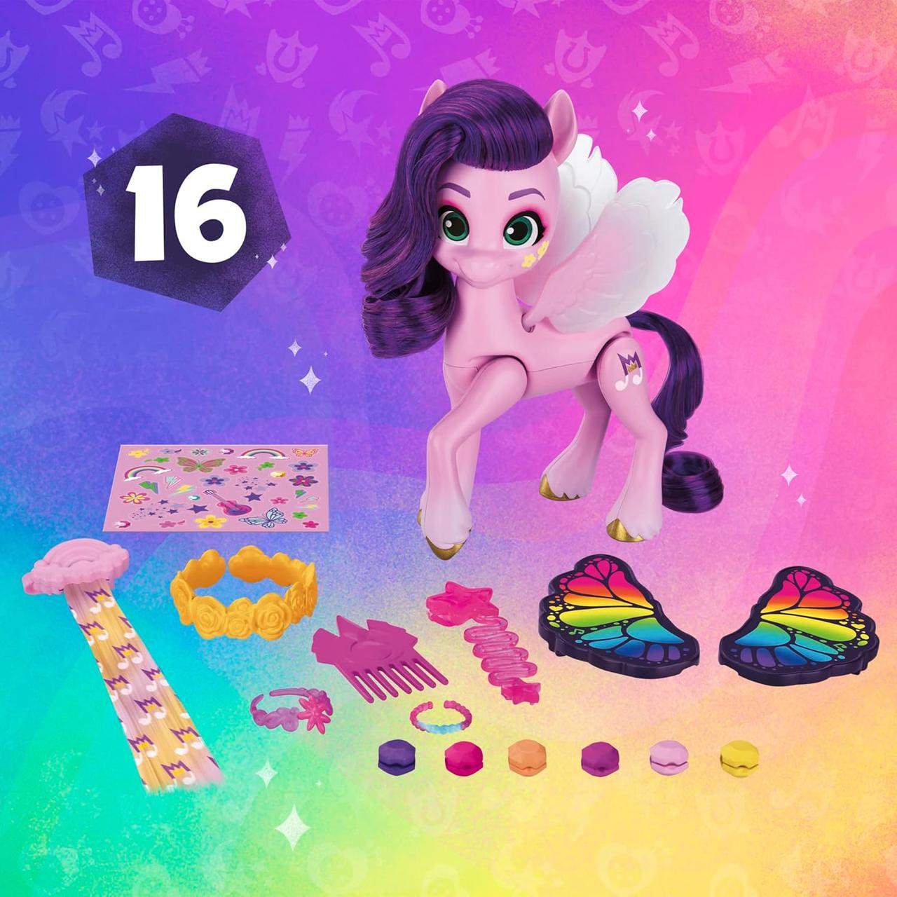 Игровой набор My Little Pony Пони Принцесса Пипп Петалс 16 аксессуаров Princess Pipp Petals Hasbro F6453 (20618568) - фото 4