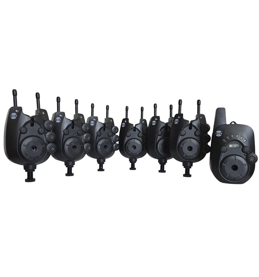 Набір сигналізаторів клювання World4Carp Detectum S 6+1 (WC370-6) Набір сигналізаторів клювання World4Carp Detectum S 6+1 (WC370-6)