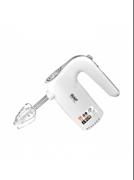 Кухонний міксер RAF R6680W із 2 змінними насадками ручний Білий (RF6680)