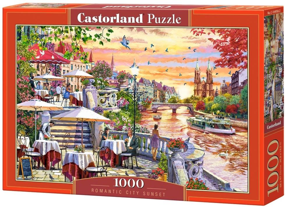Пазл Castorland Романтический городской закат 1000 дет.
