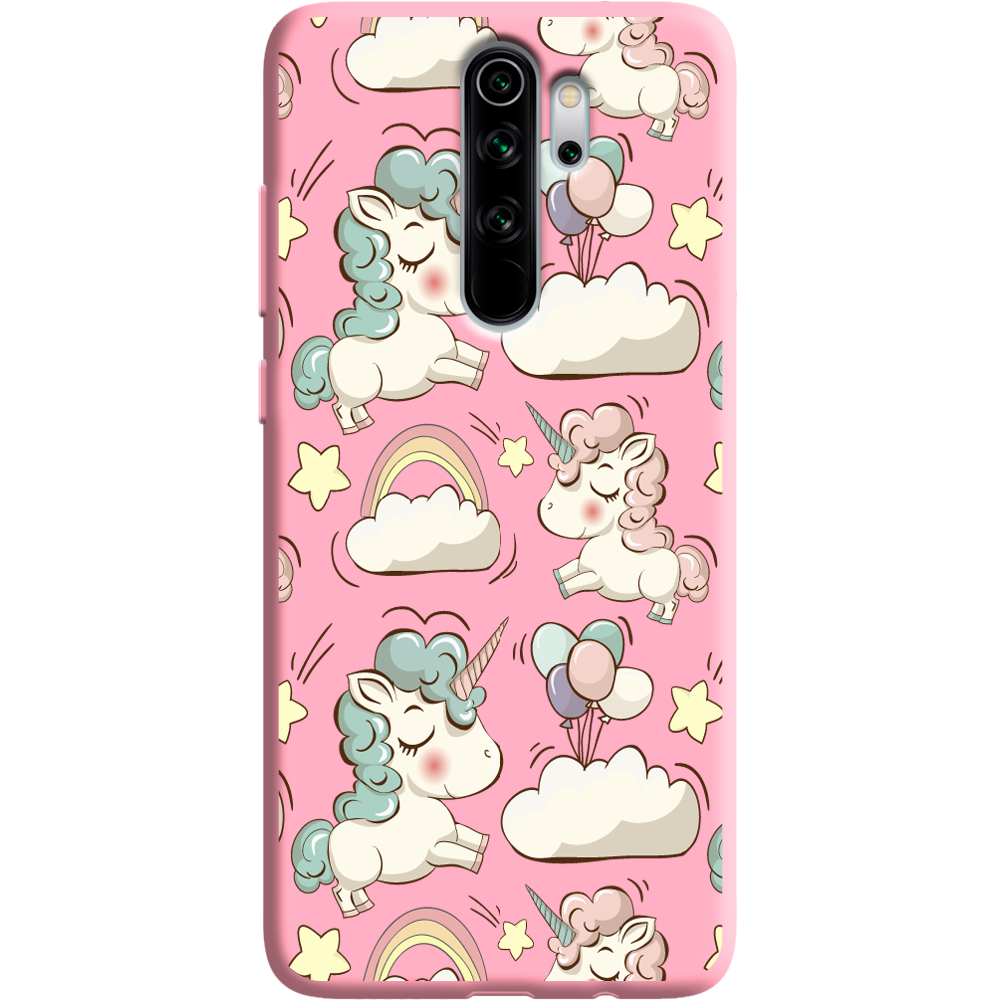 Чохол Boxface Xiaomi Redmi Note 8 Pro Unicorns Рожевий силікон (38222-cc2-38668)