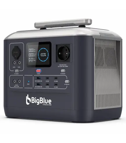 Зарядна станція BigBlue CP1000 LiFePO4 портативна 1000W/1075 Вт/год