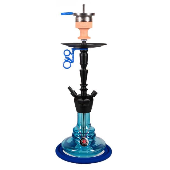 Кальян AMY Deluxe 064 Alu-X S на 1 персону 65 см Синий (641104042)