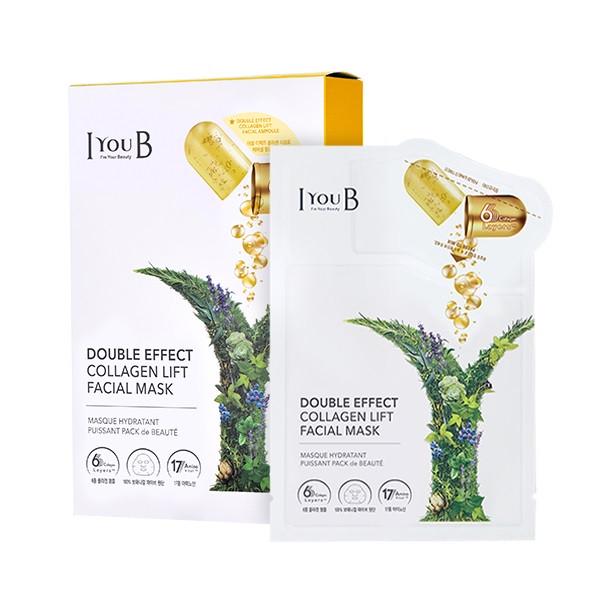 Маска для лица подтягивающая Iyoub Double Effect Collagen Lift Facial Mask 27 мл (8809524610816)