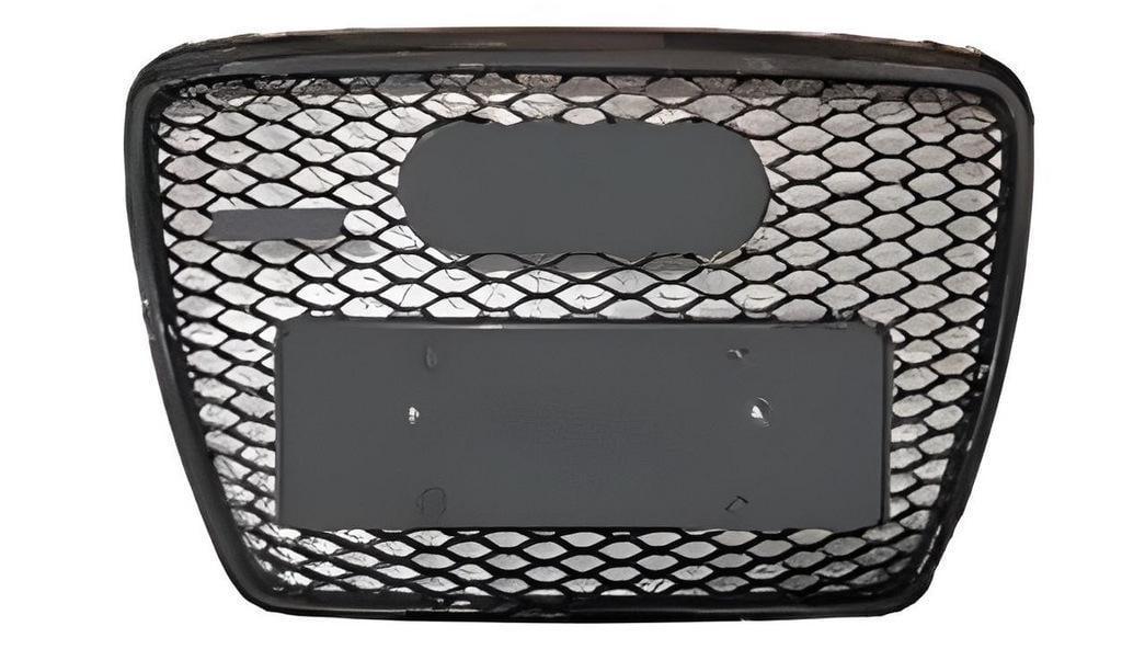 Передняя решетка RS-style GT Tuning для Audi A6 C6 2004-2011 ABS Черный