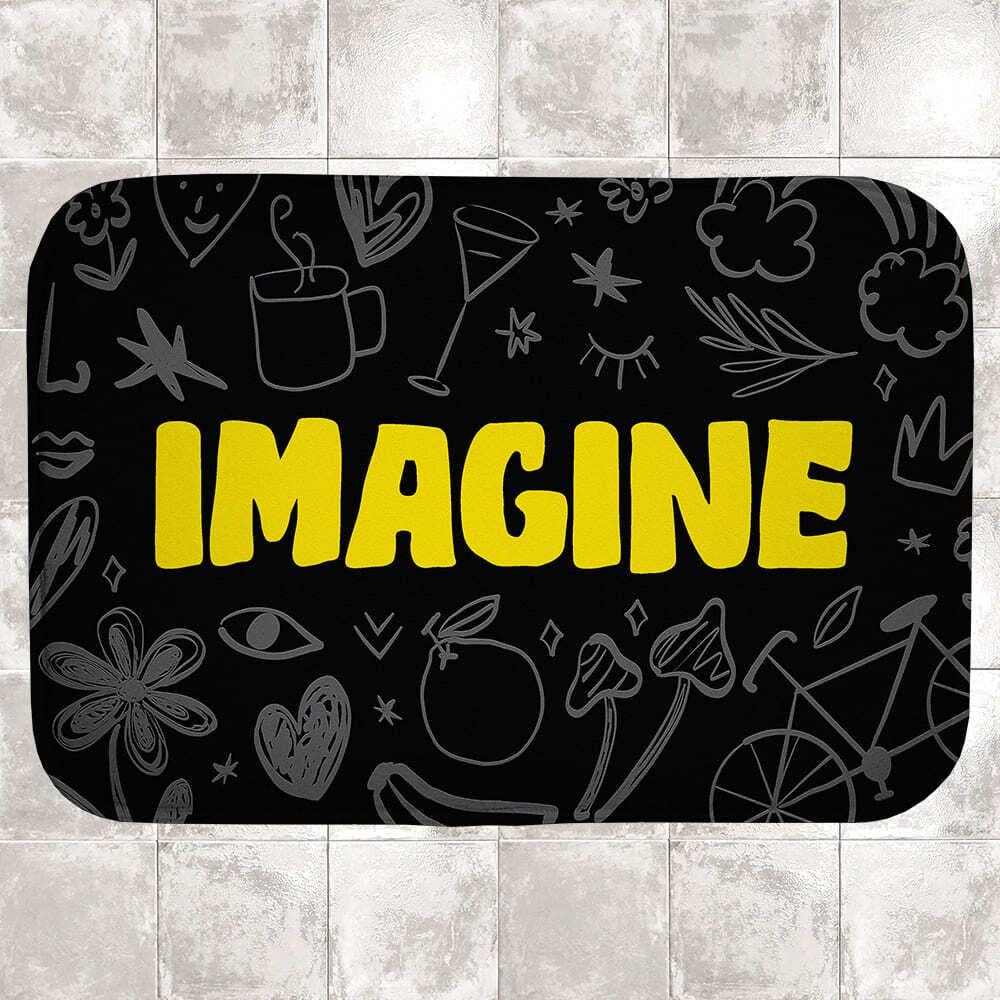 Коврик для ванной Presentville Imagine водопоглощающий антискользящий 58х38 см (VAN_24F066)