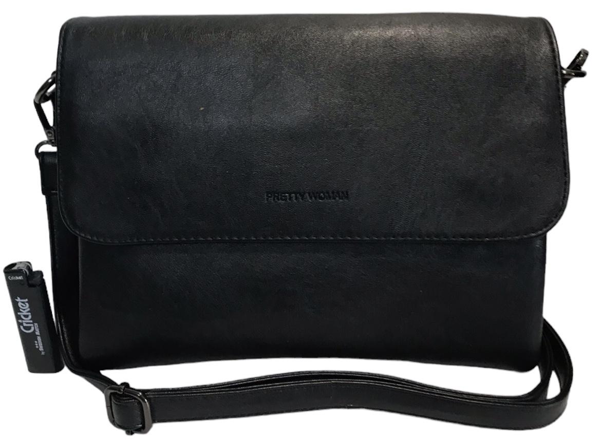 Сумка-клатч жіноча через плече Pretty Woman Чорний (2880) - фото 1 Сумка-клатч жіноча через плече Pretty Woman Чорний (2880) - фото 1