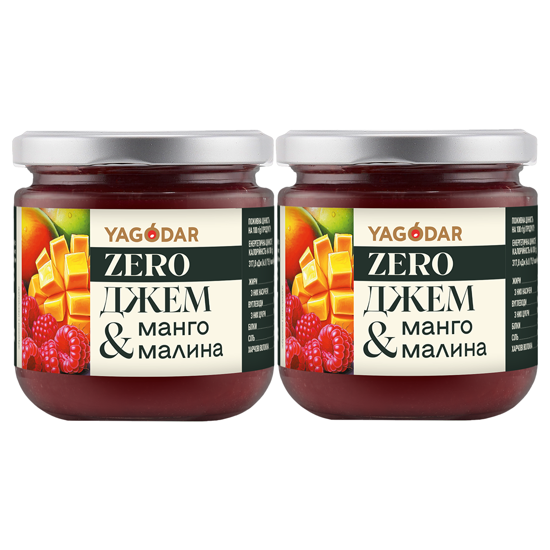 Джем YAGODAR Манго-Малина без сахара 2 шт. (2671968709)
