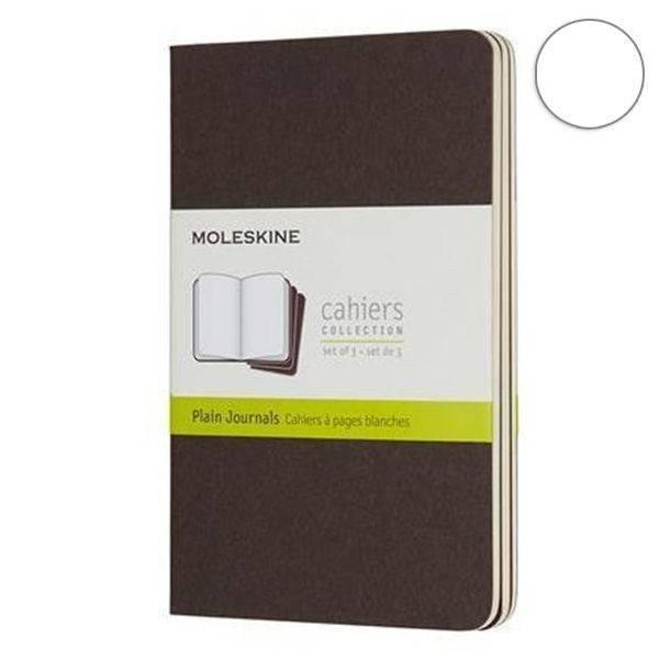 Блокнот Moleskine Cahier коричневый карманный 64 страницы чистые листы 9х14 см (8055002855204)