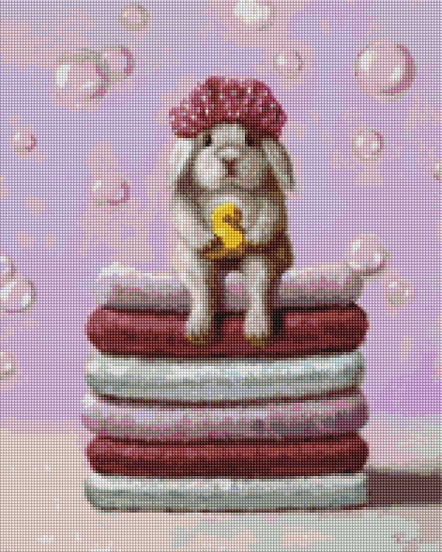 Алмазная мозаика на подрамнике Brushme Банный день 40x50 см (DBS1218)