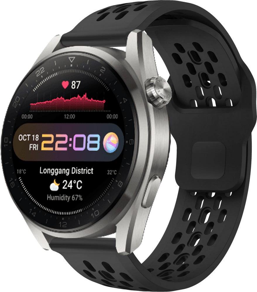 Ремешок силиконовый Liveunic для Huawei Watch 3 Pro Black (41967-2B) Ремешок силиконовый Liveunic для Huawei Watch 3 Pro Black (41967-2B)
