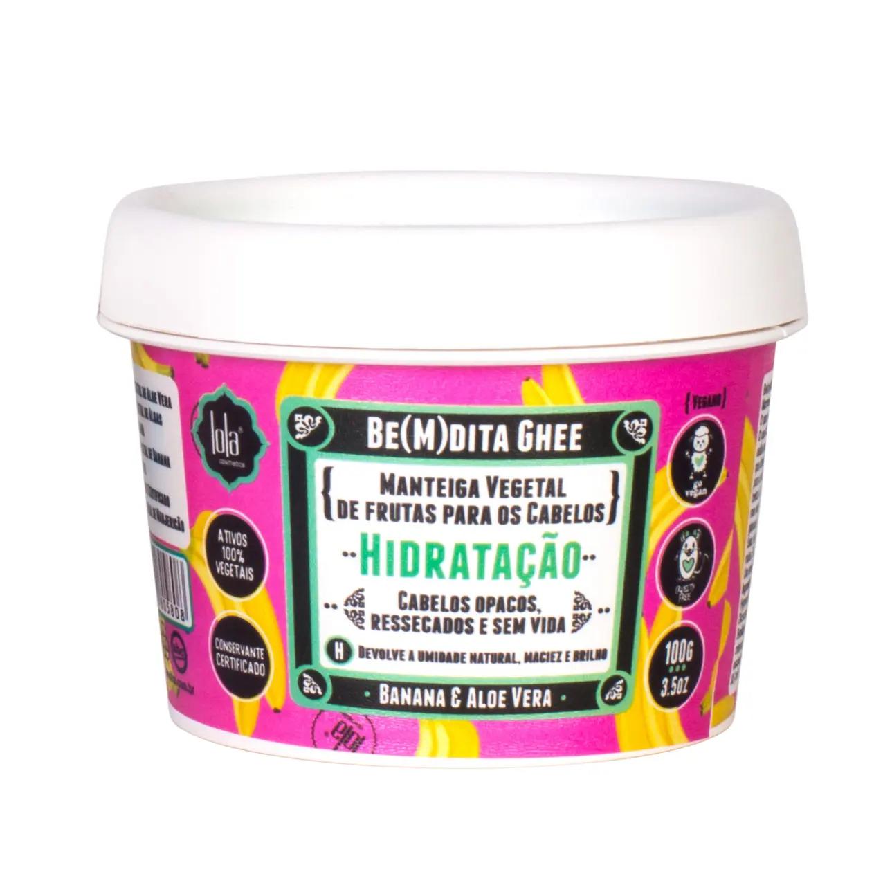 Маска для зволоження волосся LOLA Cosmetics Be(M)dita Ghee Hidrataсаo Banana e Aloe Vera 100 мл (7899572805808)