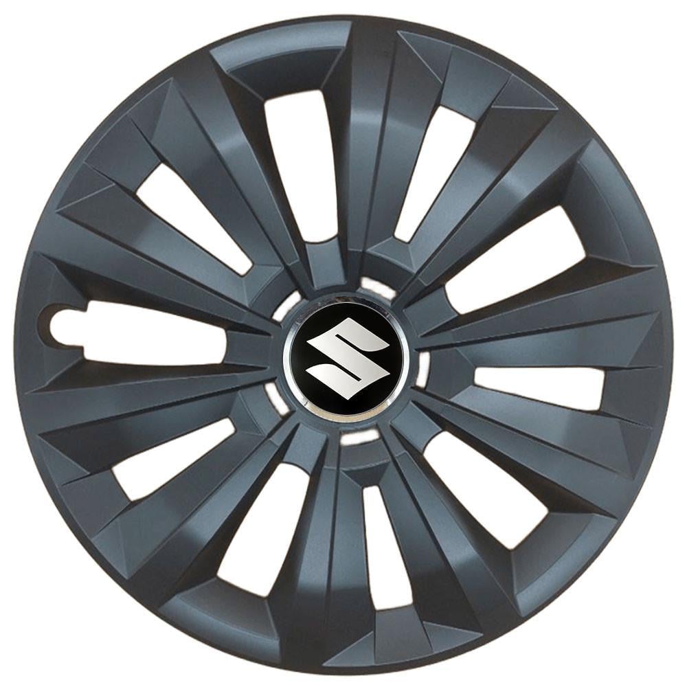 Комплект колпаков SJS R15 для Suzuki 346 4 шт. Черный (108323)