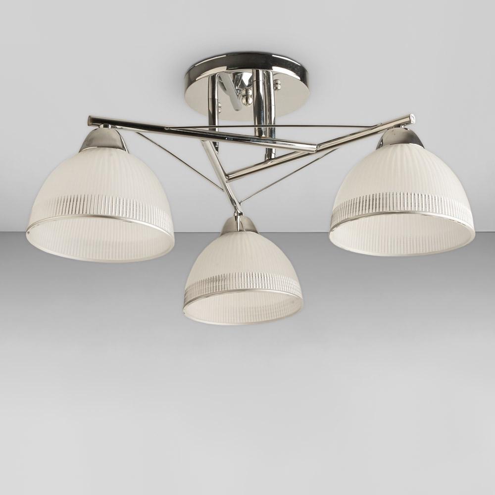 Люстра потолочная Light House SRS-18924/3 Хром/Белый Люстра потолочная Light House SRS-18924/3 Хром/Белый