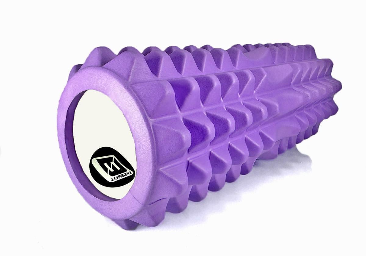 Массажный ролик EasyFit Grid Roller v.1.2 33 см Фиолетовый (EF-2022-V)