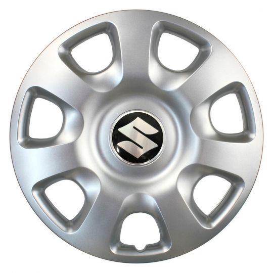 Автомобильные колпаки SKS 336 R15 с логотипом Suzuki 4 шт. Серебристый