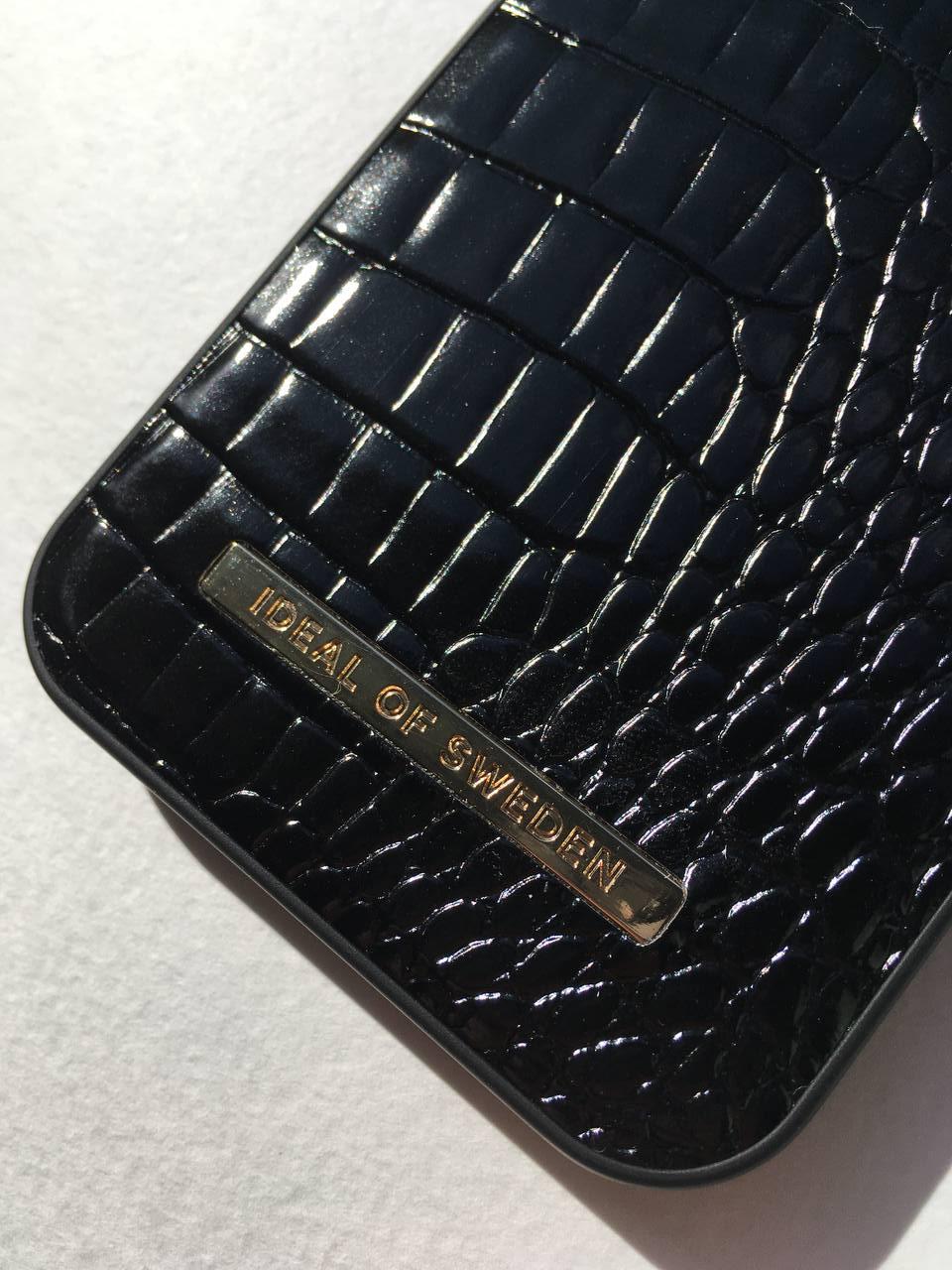 Чохол протиударний iDeal of Sweden Atelier IDACSS22-2061-236 для Iphone 12/12 Pro Neo Noir Croco (12089461) - фото 10